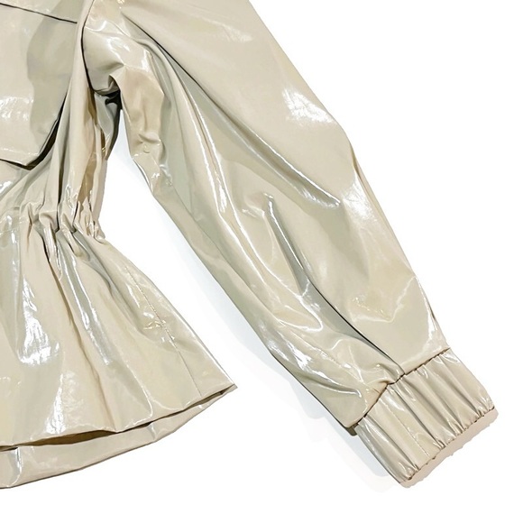 MICHI ARES GLOSS HIGH COLLAR UTILITY JACKET. LUXURY PERFORMANCE ATHLETIC WEAR. - Picture 13 of 16